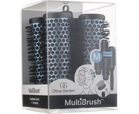 Брашинг Olivia Garden Multibrush One Size Kit M