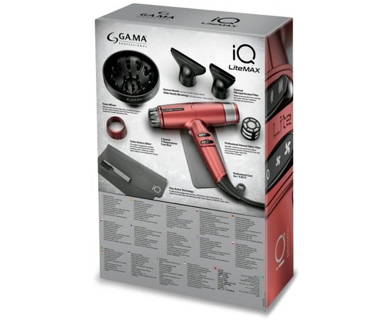 Профессиональный фен GA.MA IQ Lite MAX Red PH6035.RD, 1700 W, изображение 8