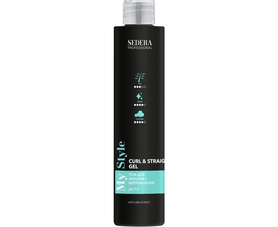 Гель для локонов и выпрямление волос Sedera Professional My Style Curls And Straightening Gel, 250 ml