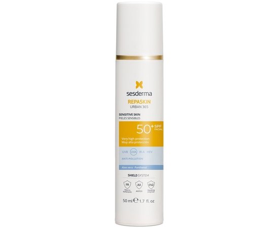 Сонцезахисний крем для чутливої шкіри Sesderma Repaskin Urban 365 Sensitive Skin SPF50, 50 ml, фото _ab__is.image_number.default