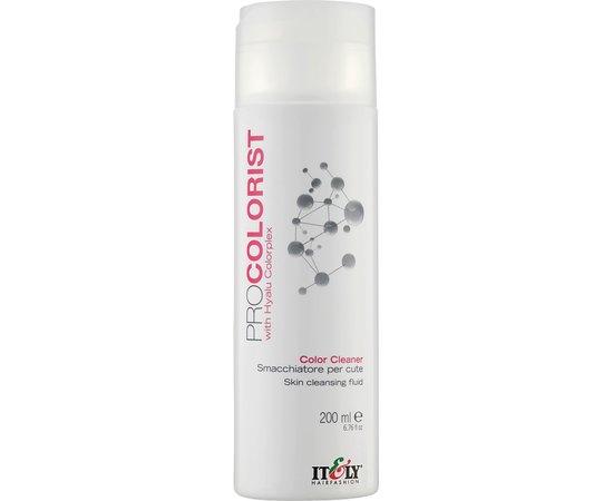 Флюид-ремувер для удаления краски и уменьшения раздражения Itely Hairfashion Pro Colorist Skin Cleansing Fluid, 200 ml