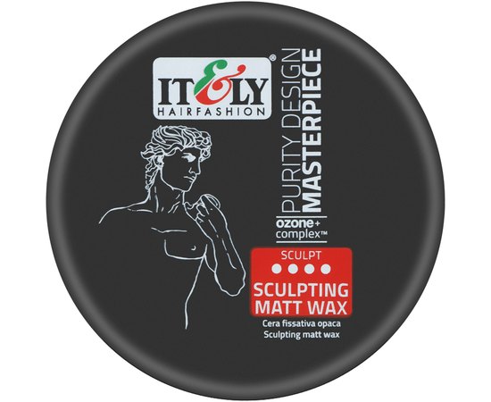 Матовый воск для волос экстрасильной фиксации Itely Hairfashion Purity Design Masterpiece Sculpting Matt Wax, 100 ml