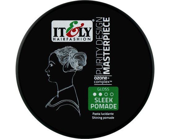 Паста для блеска волос средней фиксации Itely Hairfashion Design Masterpiece Sleek Pomade, 100 ml