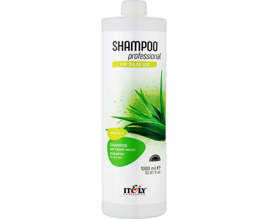 Зволожувальний шампунь для сухого волосся Itely Hairfashion Shampoo Professional Aloe Vera, 1000 ml, фото 