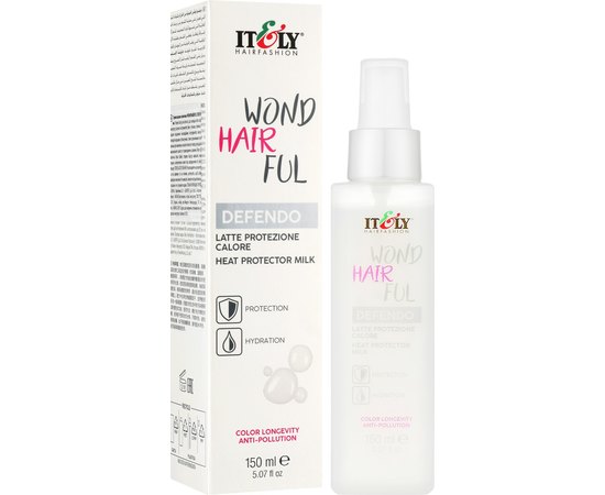 Термозахисне молочко для волосся Itely Hairfashion WondHairFul Defendo, 150 ml, фото _ab__is.image_number.default