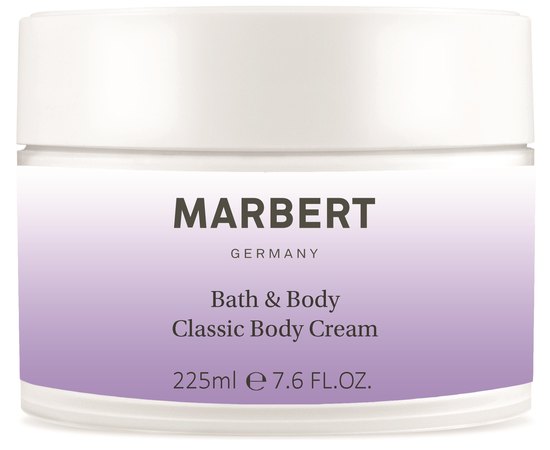 Интенсивно питательный крем для тела Marbert Bath & Body Classic Body Cream, 225 ml