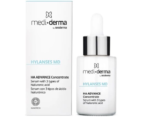 Зволожуюча сироватка Mediderma Hylanses MD HA Advance Moisturizing Serum, 30ml, фото 