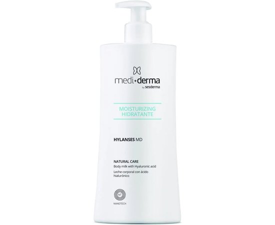 Зволожуюче молочко для тіла Mediderma Hylanses MD Natural Care Body Milk, 400 ml, фото 