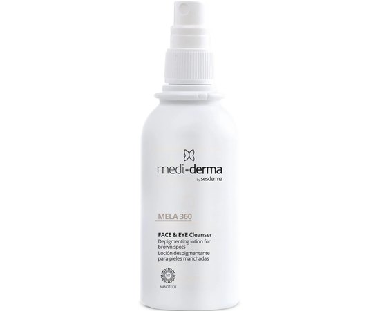 Депігментуючий очищаючий лосьйон Mediderma Mela 360 Liposomal Lotion, 100 ml, фото 