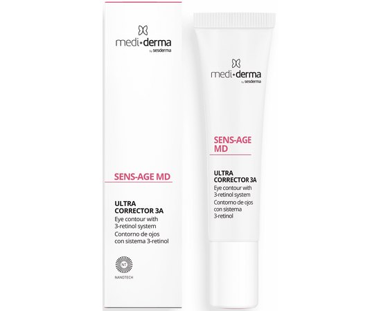 Омолоджуючий крем-контур для зони навколо очей Mediderma Sens-Age MD Ultra Corrector 3A Eye Contour, 15 ml, фото _ab__is.image_number.default