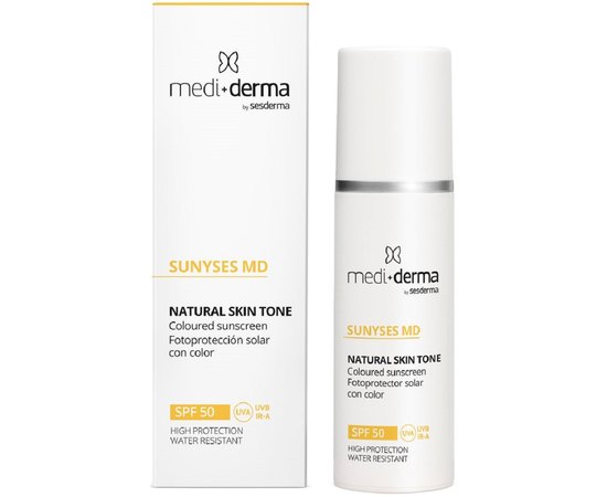 Тональный солнцезащитный крем Mediderma Sunyses MD Natural Skin Tone SPF 50, 30 ml