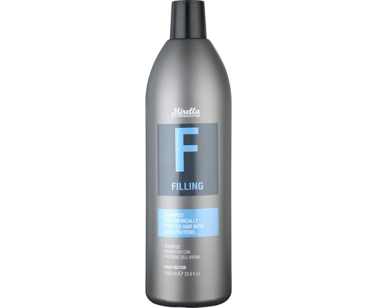 Шампунь для реконструкції хімічно обробленого волосся з вiвсом Mirella Professional F Filling Shampoo, фото _ab__is.image_number.default