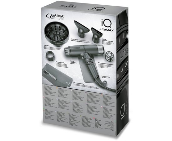 Профессиональный фен GA.MA IQ Lite Max Black PH6035.BK, 1700 W, изображение 7