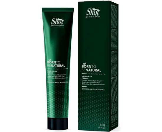 Крем-краска без аммиака Shot Born To Be Natural Hair Color Cream, 100 ml, изображение 2