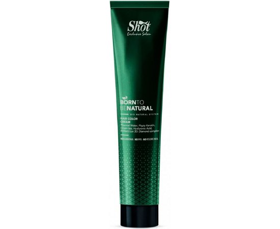 Крем-краска без аммиака Shot Born To Be Natural Hair Color Cream, 100 ml