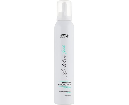 Відновлюючий мус з висівками Shot Ambition Tech Repairing Mousse, 200 ml, фото 