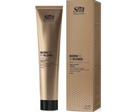 Крем-краска для волос Shot Born To Be Blond Hair Color Cream, 100 ml, изображение 2
