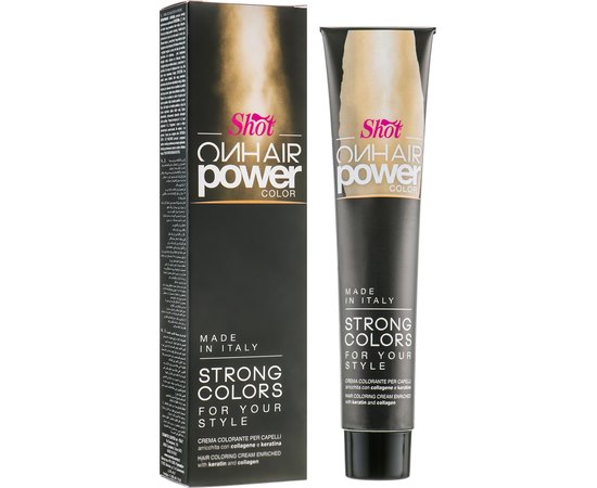 Крем-краска для волос Shot On Hair Power Color, 100 ml, изображение 2