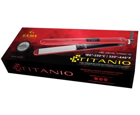 Выпрямитель для волос GA.MA CP14 Titanio Red 4D GI2515, изображение 2