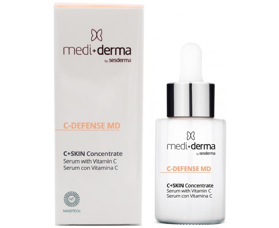 Ліпосомальна ревіталізуюча сироватка з вітаміном С Мediderma C-Defense MD Liposomal Serum Revitalising, 30 ml, фото 