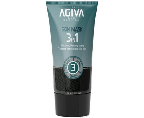 Пилинг-маска для лица Agiva 3 In 1 Skin Mask, 150 ml