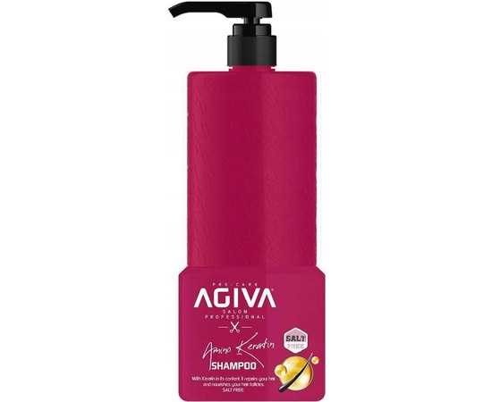 Кератиновый шампунь Agiva Amino Keratin Shampoo, 800 ml