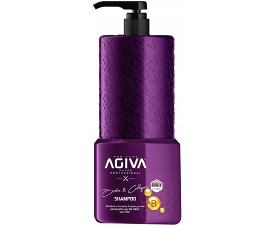 Шампунь с биотином и коллагеном Agiva Biotin & Collagen Shampoo, 800 ml