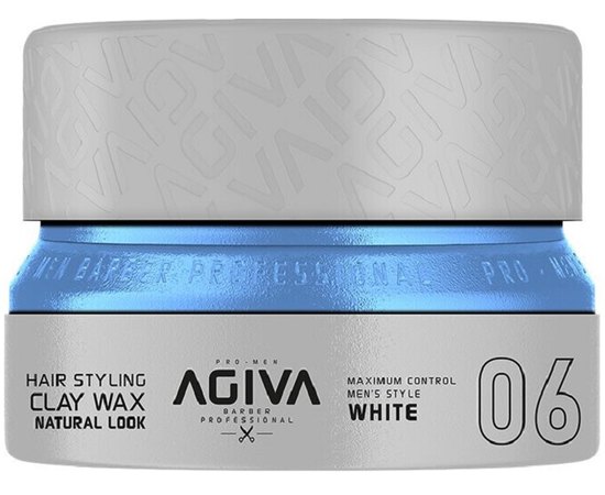 Глина для укладки волос Agiva Natural Look White Clay Wax, 155 ml