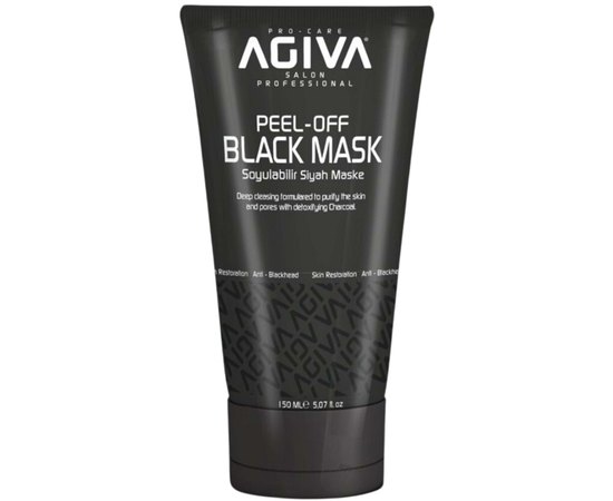 Черная маска Agiva Peel-Off Black Mask, 150 ml