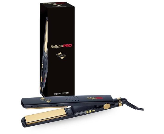 Выпрямитель для волос BaByliss PRO Titanium Black BAB3091BKTE, изображение 3