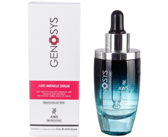 Антивозрастная омолаживающая сыворотка Genosys Anti-Wrinkle Serum AWS, 30 ml, изображение 2