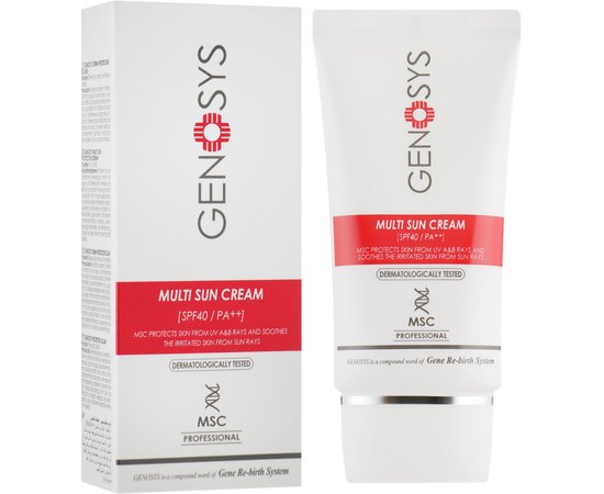 Сонцезахисний крем для обличчя Genosys Multi Sun Cream SPF 40, 40 g, фото _ab__is.image_number.default