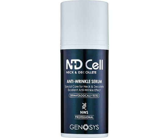 Сироватка проти зморшок в області декольте та шиї Genosys ND Cell Anti-Wrinkle Serum NWS, 30 ml, фото 