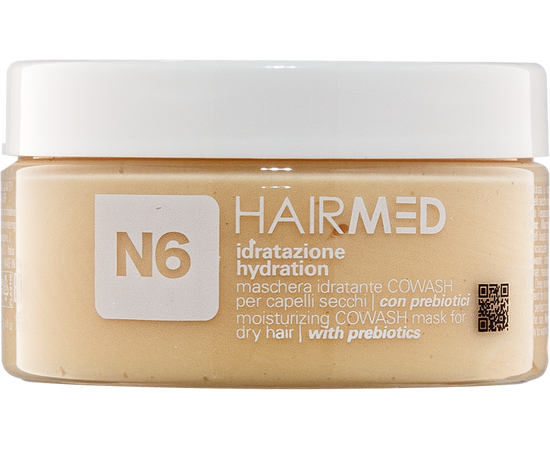 Зволожувальна маска для сухого волосся Hairmed Moisturizing Cowash Mask For Dry Hair N6, фото 