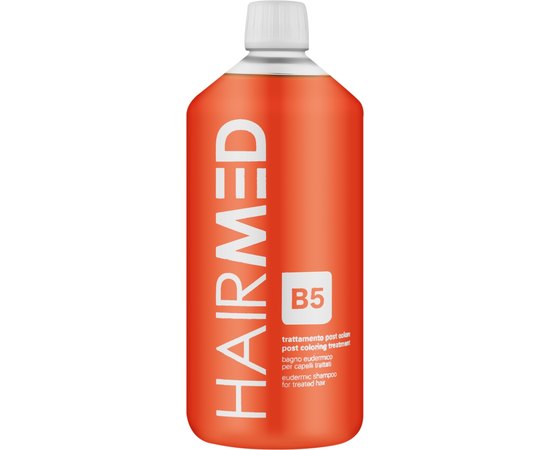 Эудермальный шампунь для окрашенных волос Hairmed Post Coloring Treatment Eudermic Shampoo B5, изображение 3