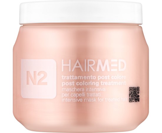 Маска інтенсивної дії для фарбованого волосся Hairmed Post Coloring Treatment Intensive Mask N2, 250 ml, фото 