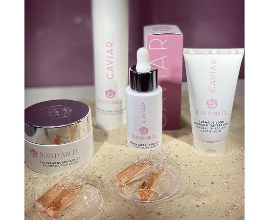 Икорная сыворотка с эффектом сияния и мгновенным лифтингом Jean d'Arcel Caviar Lifting Glow Serum, 30 ml, изображение 3