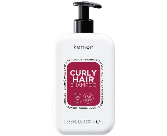 Питательный шампунь для вьющихся волос Kemon Haircare Curly Hair Shampoo, изображение 2