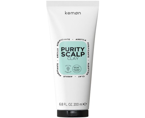 Пилинг на основе минеральной глины для жирной кожи головы Kemon Haircare Purity Sclap Clay, 200 ml