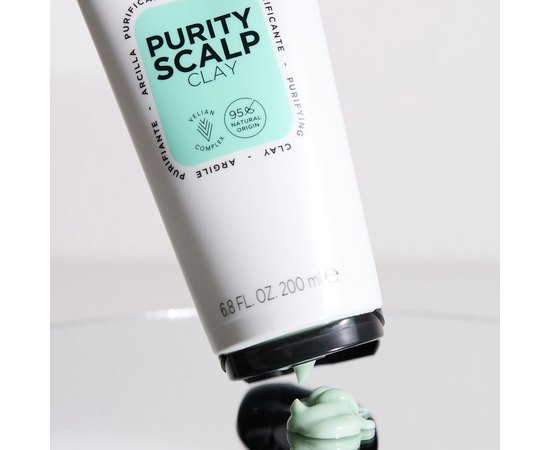 Пилинг на основе минеральной глины для жирной кожи головы Kemon Haircare Purity Sclap Clay, 200 ml, изображение 2