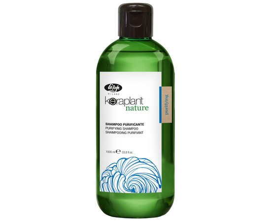 Шампунь против перхоти Lisap Keraplant Nature Purifying Shampoo, изображение 2