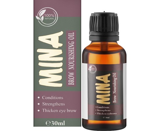 Живильна олія для брів Mina Brow Nourishing Oil, 30 ml, фото _ab__is.image_number.default