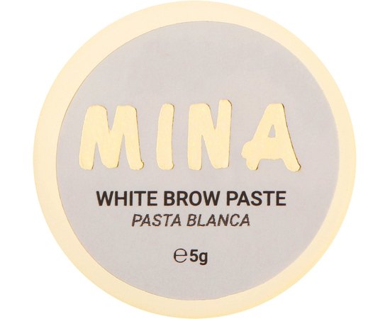 Белая паста для бровей Mina White Brow Paste, 5 g