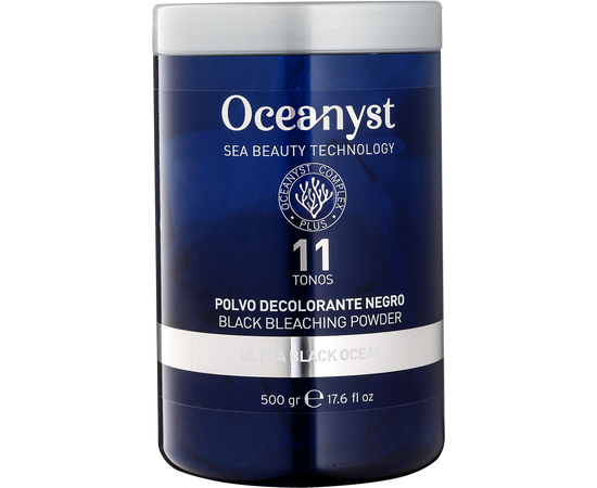 Обесцвечивающая пудра Ультрачерная Oceanyst Ultra Black Bleaching Powder, 500 g