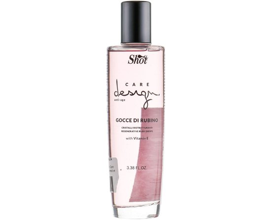 Рубінові кристали для волосся Shot Care Design Anti-Age Regenerative Ruby Drops, 100 ml, фото 