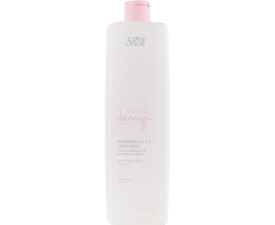 Шампунь интенсивного восстановление Shot Care Design Anti-Age Shampoo, изображение 2