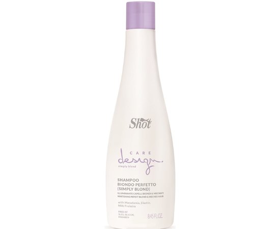 Шампунь Великолепный Блонд Shot Care Design Simply Blond Blondo Perfetto Shampoo, 250 ml