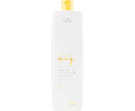 Шампунь для надання об'єму волоссю Shot Care Design Volume+ Step 1 Shampoo, фото _ab__is.image_number.default