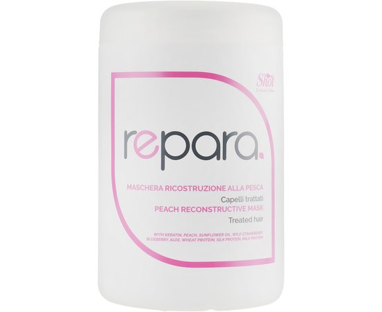 Восстанавливающая персиковая маска Shot Repara Peach Reconstructive Mask, изображение 2