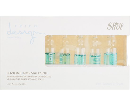 Лосьон против перхоти Shot Trico Design Normalizing Dandruff Oily Scalp Lotion, изображение 2